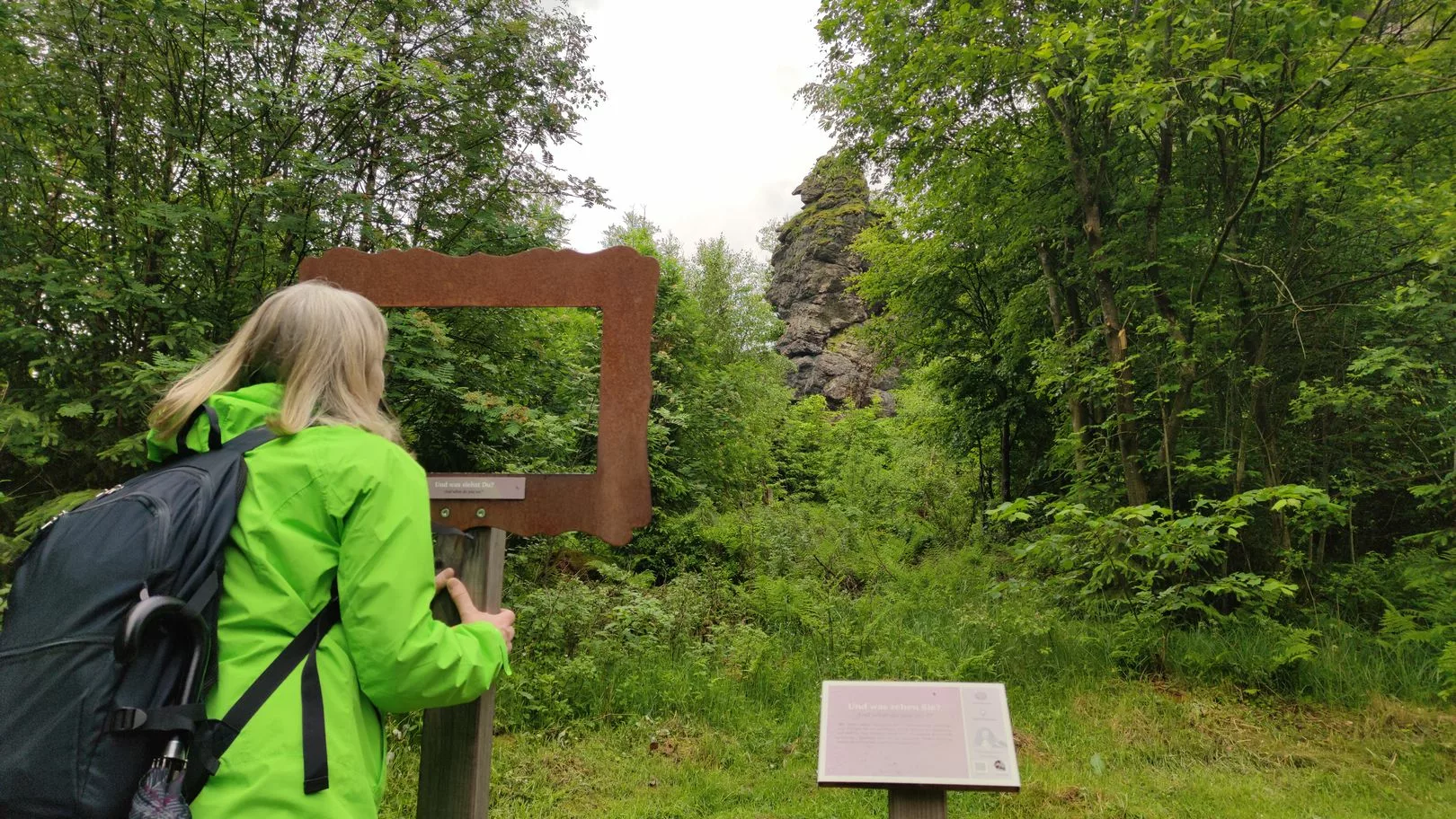 Blick vom Maluschkeplatz auf den Bornstein